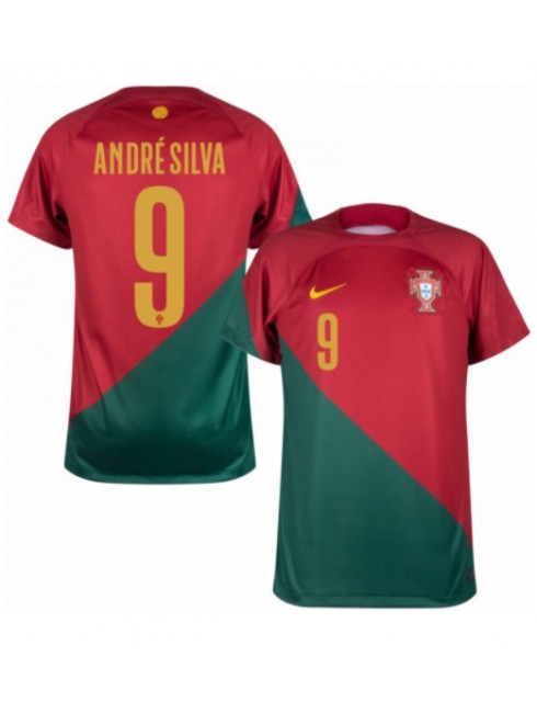 Billige Portugal Andre Silva #9 Hjemmedrakt VM 2022 Kortermet